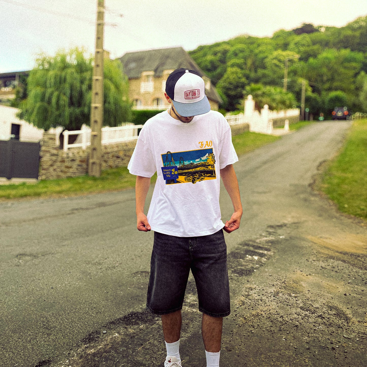 T-shirt Boxy Carte Postale