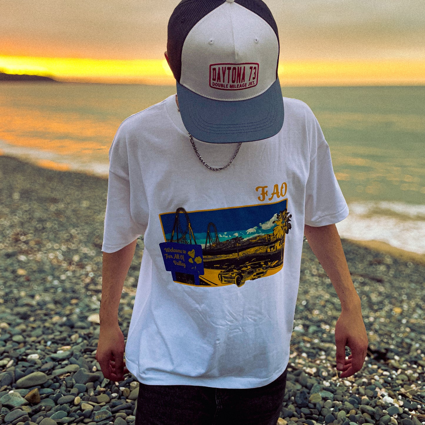 T-shirt Boxy Carte Postale