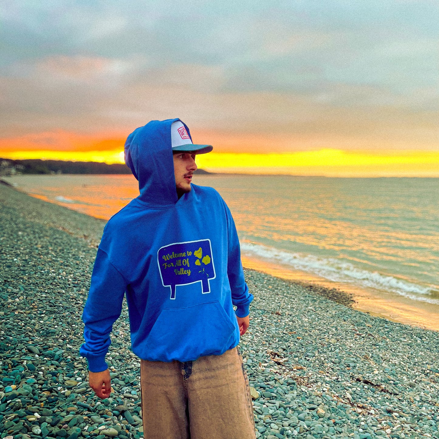 Hoodie Boxy Welcome to FAO Valley